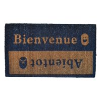 Felpudo Imports Décor Bienvenue Abientot Con Respaldo De Vinilo