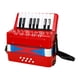 thumbnail image 3 of Acordeón de Piano de 17 Teclas, 8 Bajos, Juguete Musical Educativo, Acordeón Ligero con Botones Pequeños, Juguete de Acordeón para Niños para Amantes Rojo, 3 of 5