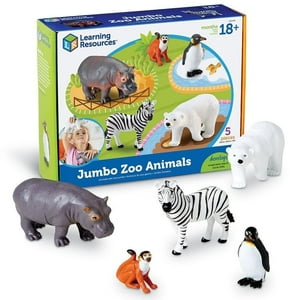 Learning Resources - Recursos De Aprendizaje Sobre Juguetes Jumbo Zoo Animals