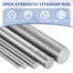 thumbnail image 4 of Uxcell 4 Pcs Varilla Redonda de Titanio, 0.06" Diámetro (1.5mm) 8" Longitud GR5 Metal Sólido TC4 Barra Redonda de Titanio para Aviones Modelo Coches Barcos Manualidades DIY, 4 of 7