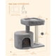thumbnail image 5 of Cat Tree Feandrea UPCT50W gris claro para espacios pequeños, 5 of 8