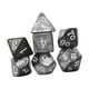 thumbnail image 4 of 7x Dados Acrílicos Juego De Mesa Bar Juguetes Accesorios Para El Aula D4 D8 D10 D12 D20 Negro, 4 of 5