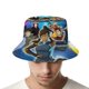 thumbnail image 4 of La Leyenda de Korra Sombrero bucket para adultos, gorra de protección solar, sombrero de pescador plegable para viajes al aire libre, pesca y actividades de verano, 4 of 6
