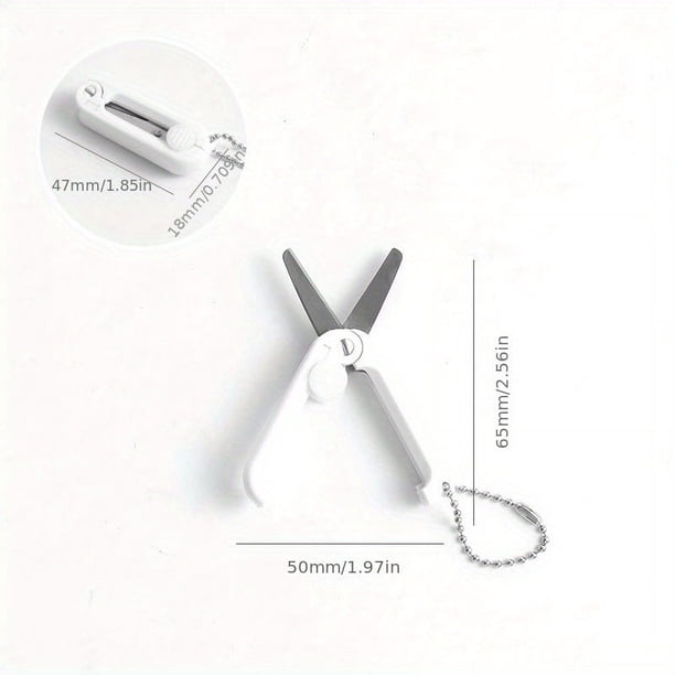 1pc Creative & Portable Mini Scissors - Perfect for Home Traveling Crafts & Safe Art Supplies!