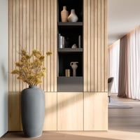 Masisa - Revestimiento Micro Ripado 50 Carvalo 2480X218Mm