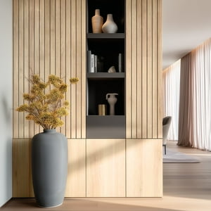 Masisa - Revestimiento Micro Ripado 50 Carvalo 2480X218Mm