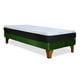 thumbnail image 2 of Cama Europea Zen Pro Colchon Resortes 1.5 Plaza Base Dividida Tela Verde, 2 of 6