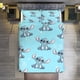 thumbnail image 1 of 3 Pieces Cartoon Stitch Bedding Comforter Set Full with 2 Pillowcases for Kids Teens Girls Women Microfiber Easy Wash Light Breathable Cozy White Base Bed Sheets, 1 of 5
