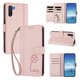 thumbnail image 2 of Funda Cartera Trébol para Samsung Galaxy Note 10 con Ranuras Tarjetas y Carga Inalámbrica Rosa, 2 of 6