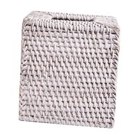 Bothyi - Dispensador De Servilletas, Cubierta De Caja De Pañuelos De Estilos Retro Para Sala De Estar, Baño, Blanco