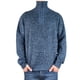 thumbnail image 1 of Sweater Frizado Tejido Hombre Cuello Alto Cierre Colores 2092, 1 of 4