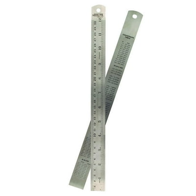 Regla Metalica 30 Cm None Neolite