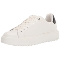Zapatilla Steve Madden Charlie Para Mujer, Plataforma Blanca, 4 Cm