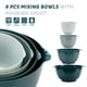 thumbnail image 3 of Juego de 4 cuencos para mezclar BoxedHome, verde, libre de BPA, 3 of 6