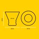 thumbnail image 2 of Vasos de Martini JoyJolt 4 unidades 255 ml, 2 of 8