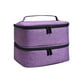 thumbnail image 2 of Bolsa De Almacenamiento De Esmalte De Uñas, Doble Capa, Púrpura, 2 of 3