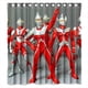 thumbnail image 1 of Cortina de ducha Ultraman con ganchos (167 x 183 cm), 1 of 3