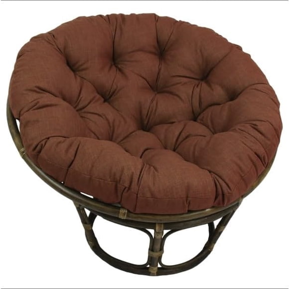 Silla International Caravan Bali Rattan Papasan de 42 cm con cojín