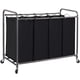 thumbnail image 1 of Clasificador de ropa STORAGE MANIAC, 4 secciones, 181 L, con ruedas, negro, 1 of 8