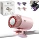 thumbnail image 1 of Ventilador clip coche pantalla LED 16°C semi enfriamiento USB recargable 360° 199 velocidades, 1 of 8