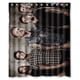 thumbnail image 1 of Cortina de ducha Memphis May Fire con ganchos (60 x 72 pulgadas), 1 of 3