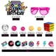 thumbnail image 2 of Cake Toppers DRDATE, 20 unidades, decoración retro de los 80 y 90, hip hop, 2 of 7