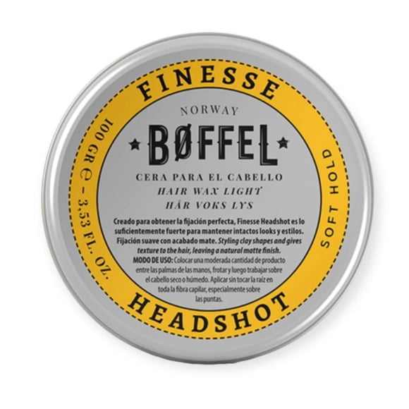 Boffel® Hair Wax Soft Hold Cera Finesse Headshot 100gr