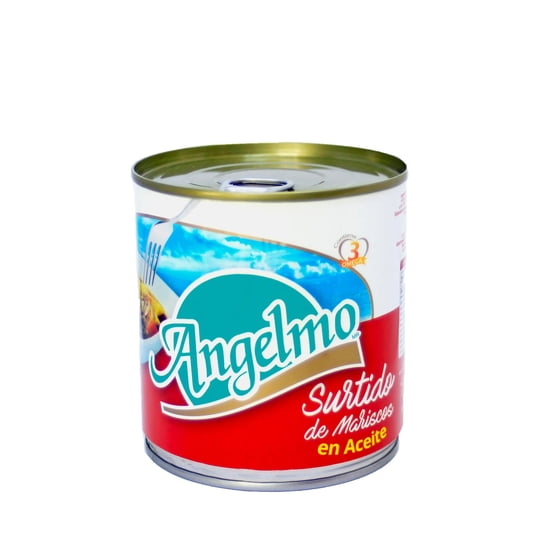 Caldillo Aceite Lata Drenado 213 g - Neto 425 g Angelmo