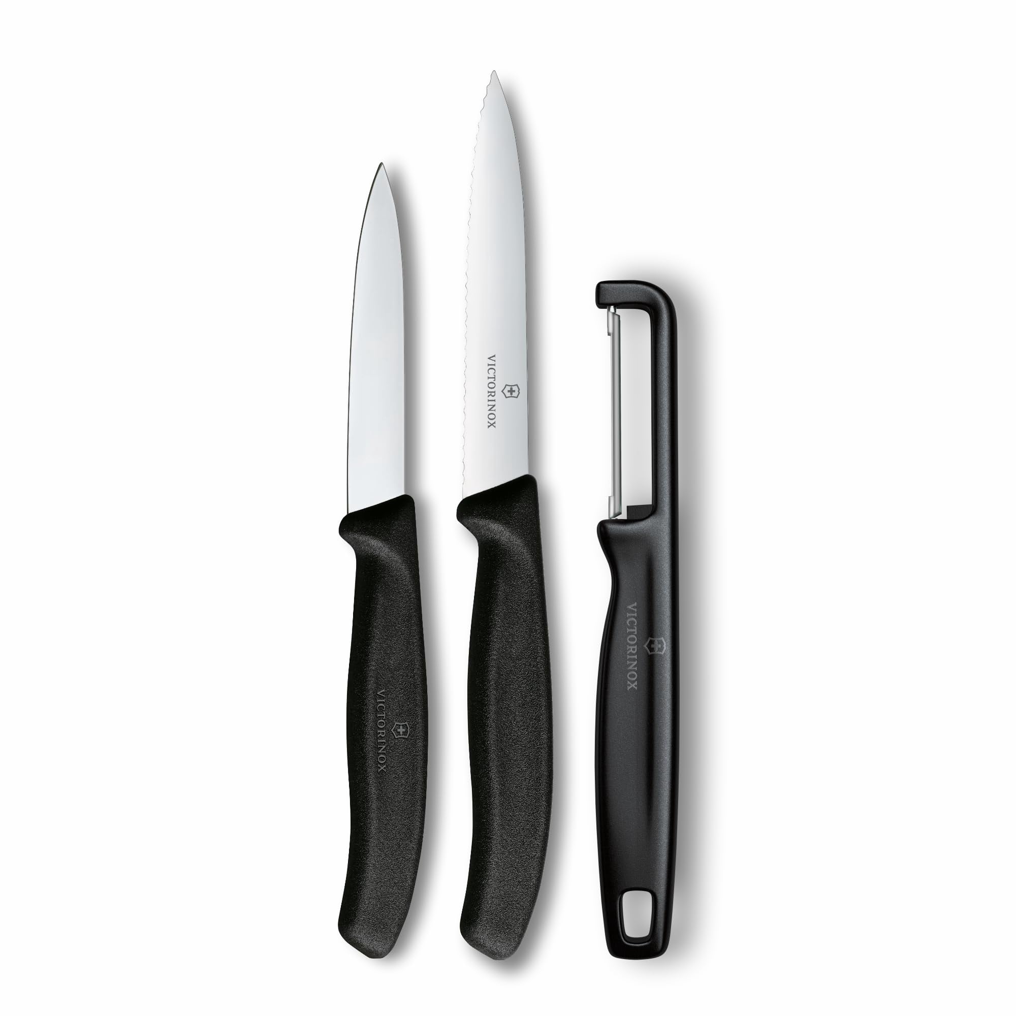 Juego De Cuchillos Victorinox Swiss Classic Para Pelar Con Pelador, 3 Piezas