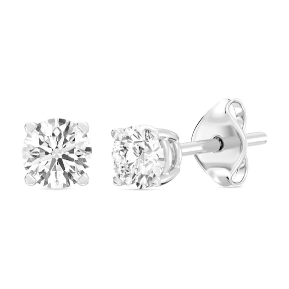 Aros GILDED con Diamante Sintético de 1 Ct Plata 925