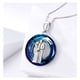thumbnail image 2 of Collar papá mamá bebé cristal plata 925, 2 of 3