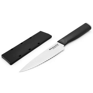 Cuchillo Kitchenaid Classic Serrated Utility De 20 Cm Con Funda