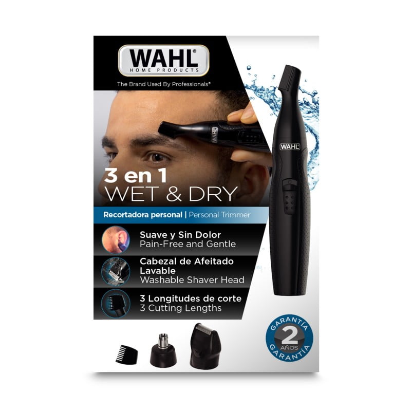 Recortadora 3 En 1 Nariz Orejas Y Cejas Wet & Dry Wahl Home