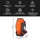 thumbnail image 2 of Mochila Outdoor 65 Litros Naranjo, 2 of 6