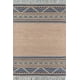 thumbnail image 1 of Alfombra Area Momeni Esme azul, 60 cm x 90 cm, lana y yute, 1 of 6