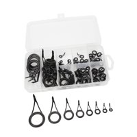 Magideal - 75X Guías De Caña De Pescar, Juego De Puntas De Caña, Construcción De Piezas De Aparejos De Pesca Portátiles, Guías De Caña De Pescar Para Surf Al Air