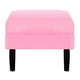 thumbnail image 5 of Sofa New Retro 3c + 2 Pouf Felpa 00 Rosado, 5 of 6