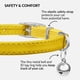 thumbnail image 4 of Collar Para Gato De Cuero Con Campana Y Correa De Seguridad, 4 of 6