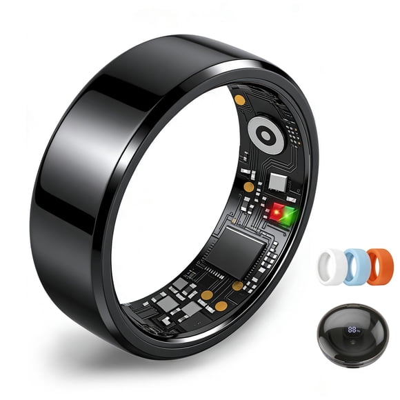 Anillo inteligente Osawalla Fitness Tracker con ritmo cardíaco IP68
