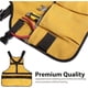 thumbnail image 3 of Herramienta de trabajo delantal para hombres y mujeres, longitud del torso con 21 bolsillos de herramienta, delantal de lienzo duradero, entusiastas de bricolaje, regalos para hombres para N, 3 of 3