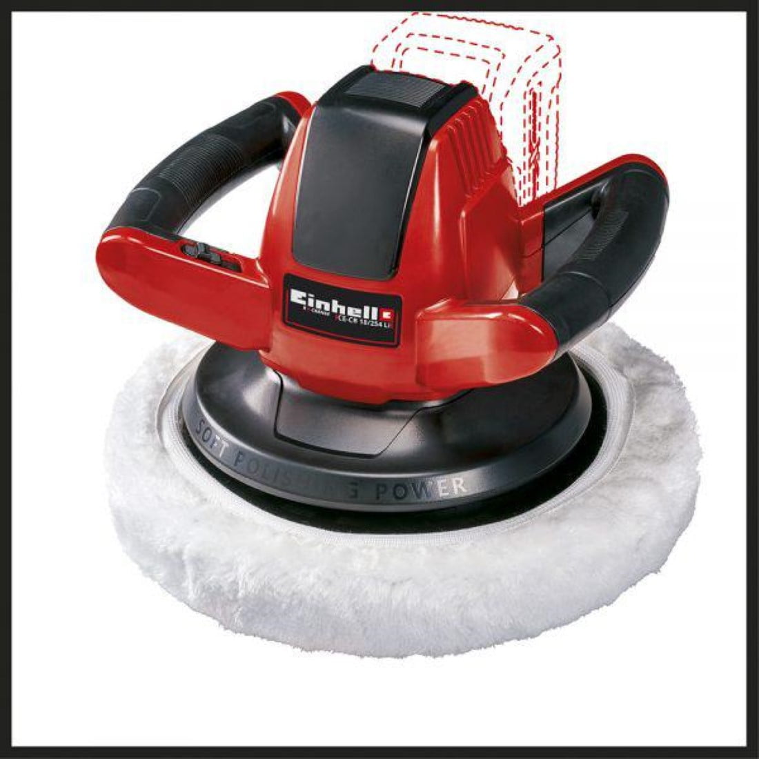 Einhell - Pulidora Inalámbrica Sin Batería Pxc 18v Ce-cb 18/254