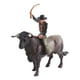 thumbnail image 1 of Figuras De Toro De PVC Con Jinete, Modelo De Decoración De Recuerdo De Fiesta Para Niños, 1 of 3