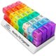 thumbnail image 1 of Organizador de Pastillas Mensual - 31 Días, 32 Compartimentos Diarios AM/PM para Cada Día, Pastillero para Vitaminas y Medicamentos, 1 of 9