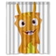 thumbnail image 1 of Cortina de ducha Slugterra, juego de cortina de baño con ganchos, tamaño 60 x 72 pulgadas, 1 of 3