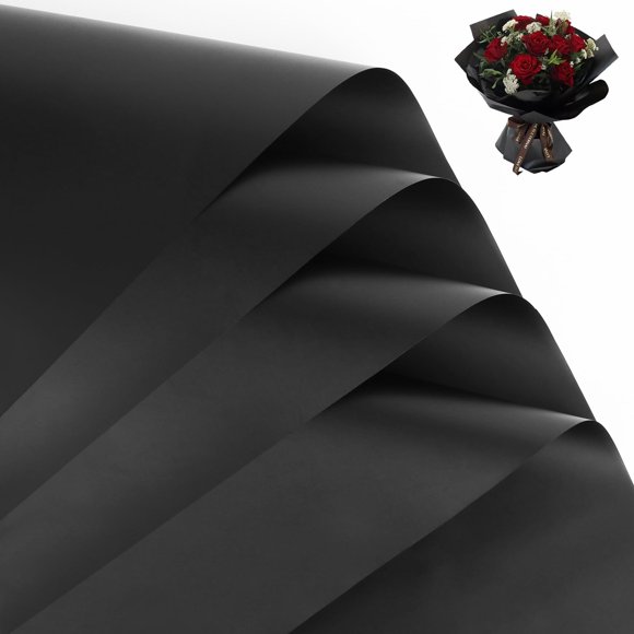 Papel de Envoltura para Flores FUHITIM 20 Hojas Impermeable 58x58 cm