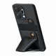 thumbnail image 3 of Funda Resistente para Honor X7A con Tarjetero y Soporte, Diseño Magnético Negro, 3 of 5