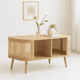 thumbnail image 2 of Mesa de Centro Siena Rattan - Natural, 2 of 7