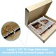 thumbnail image 5 of Carpeta Preservation Album Box Lineco Archival Tan de 3 anillas, 5 of 8