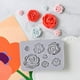 thumbnail image 3 of Molde de silicona con forma de rosa para pastel, molde de chocolate, herramientas de decoración para pasteles de boda, molde para pastel de caramelo, 3 of 5