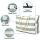 thumbnail image 2 of Bolsa de playa Becokan grande impermeable para mujer con cremallera, 2 of 7